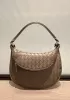 Gemini Woven Shoulder Bag Earthy Brown