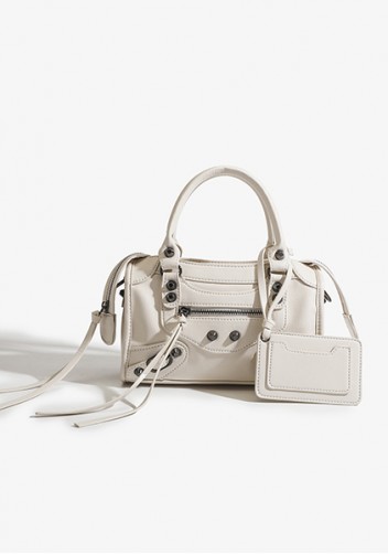 The Route 66 Faux Leather Small Bag Off-White