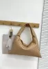 Dina Large Intrecciato Leather Tote Beige