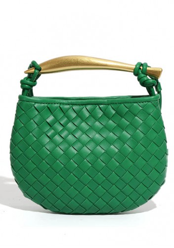 The Fish Handle Mini Vegan Leather Bag Green