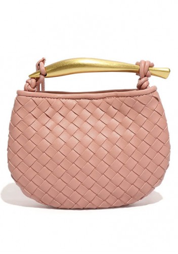 The Fish Handle Mini Vegan Leather Bag Pink