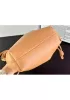 Salsa Leather Small Drawstring Bag Cream