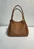 Mia Chute Leather Small Shoulder Bag Camel