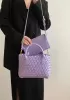 Grand Boulevard Woven Small Tote Purple