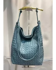 The Fish Handle Vegan Leather Hobo Bag Sage Green