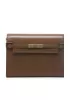 Ivana Leather Small Shoulder Bag Brown