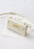 Ivana Leather Small Shoulder Bag Cream