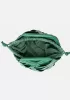 Euclid Medium Faux Woven Bag Green