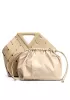 Euclid Medium Leather Woven Bag Beige