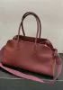 Ashley Leather Bag Burgundy