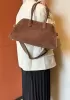 Ashley Suede Leather Bag Cocoa