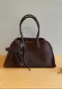 Ashley Suede Leather Bag Cocoa