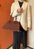 Ashley Suede Leather Bag D Choco