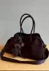 Ashley Suede Leather Bag D Choco