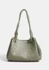 Mia Chute Synthetic Leather Small Shoulder Bag Cave Green