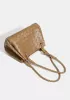 Mia Chute Synthetic Leather Small Shoulder Bag Khaki