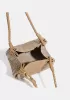 Mia Chute Synthetic Leather Small Shoulder Bag Khaki