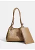 Mia Chute Synthetic Leather Small Shoulder Bag Khaki