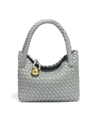 Mia Ball Synthetic Leather Shoulder Small Bag Agate Grey