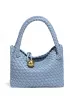 Mia Ball Synthetic Leather Shoulder Small Bag Ice Blue