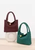 Mia Ball Synthetic Leather Shoulder Small Bag Wine