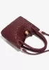 Mia Ball Synthetic Leather Shoulder Small Bag Wine