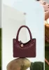 Mia Ball Synthetic Leather Shoulder Small Bag Wine