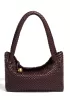 Mia Ball Synthetic Leather Shoulder Bag Coffee