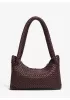 Mia Ball Synthetic Leather Shoulder Bag Coffee