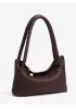 Mia Ball Synthetic Leather Shoulder Bag Coffee