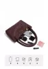 Mia Ball Synthetic Leather Shoulder Bag Coffee