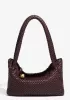 Mia Ball Synthetic Leather Shoulder Bag Coffee