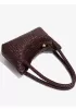 Mia Ball Synthetic Leather Shoulder Bag Coffee