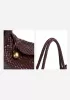 Mia Ball Synthetic Leather Shoulder Bag Coffee