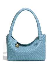 Mia Ball Synthetic Leather Shoulder Bag Sky Blue