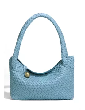 Mia Ball Synthetic Leather Shoulder Bag Sky Blue