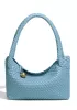 Mia Ball Synthetic Leather Shoulder Bag Sky Blue