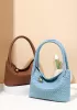 Mia Ball Synthetic Leather Shoulder Bag Sky Blue