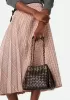 Mia Chute Woven Leather Small Shoulder Bag Coffee