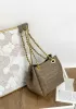 Mia Chute Woven Leather Small Shoulder Bag Pinecone Brown