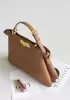 Carrie Smooth Leather Medium Bag Camel