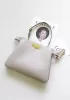 Carrie Smooth Leather Medium Bag Grey