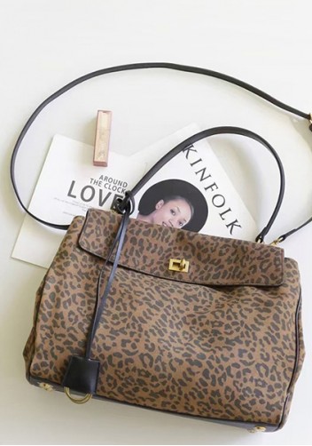 Bravado Leather 35CM Bag Leopard