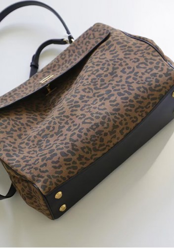 Bravado Leather 35CM Bag Leopard