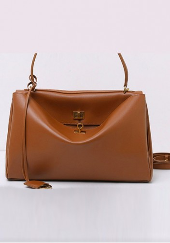 Bravado Smooth Leather 35CM Bag Brown